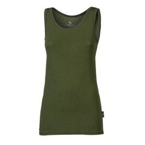 PROGRESS CELEBRITY ladies bamboo singlet XL khaki