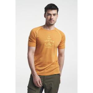 TENSON Himalaya Wool Tee M tmavě oranžové, L