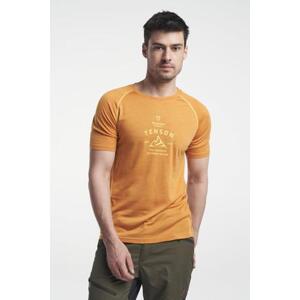 TENSON Himalaya Wool Tee M tmavě oranžové, M