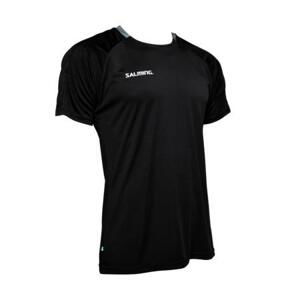 SALMING Core 22 Match Tee JR Black/Asphalt, 128