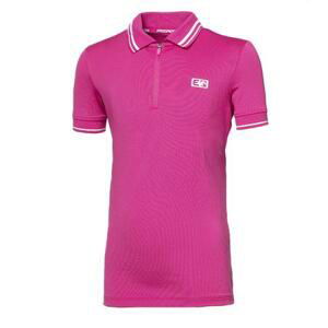 PROGRESS LUKANA GIRL girl's riding polo shirt 140/1 růžová