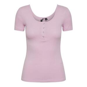 Pieces Dámské triko PCKITTE Slim Fit 17101439 Pastel Lavender XS