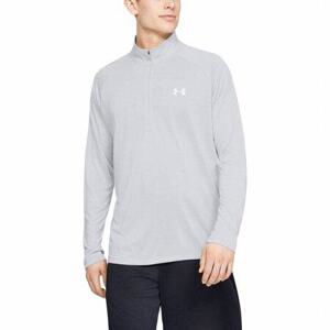 Under Armour Pánské triko Tech 2. 1/2 Zip halo gray XL