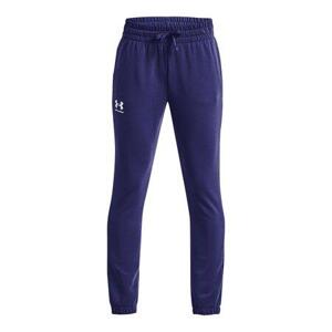 Under Armour Dívčí tepláky Rival Terry Jogger - velikost YM sonar blue YM