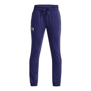 Under Armour Dívčí tepláky Rival Terry Jogger - velikost YM sonar blue YL