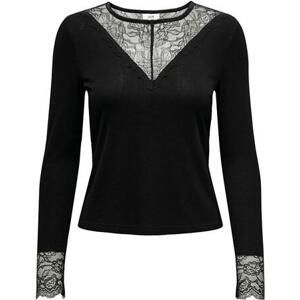 Jacqueline de Yong Dámské triko JDYROXY Regular Fit 15317464 Black S