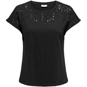 Jacqueline de Yong Dámské triko JDYVIVA Regular Fit 15318216 Black XL