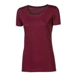 PROGRESS ORIGINAL MERINO ladies T-shirt S švestkový melír