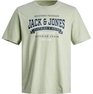 Jack&Jones Pánské triko JJELOGO Standard Fit 12246690 Desert Sage L