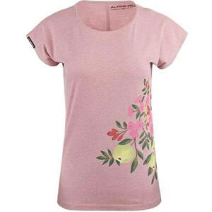 Alpine Pro triko dámské krátké UDAWA růžové L, Růžová