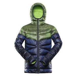 ALPINE PRO Pánská hi-therm bunda ROG mood indigo XXXL, Modrá