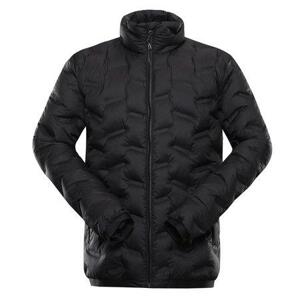 ALPINE PRO Pánská hi-therm bunda WOMBAT black M, Černá