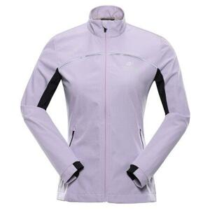 ALPINE PRO Dámská softshellová bunda GEROCA pastel lilac L, Fialová