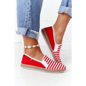 Big Star Shoes Women's Espadrilles Big Star HH276003 Red-White 37