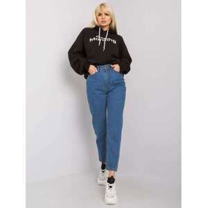 Fashionhunters Modré mom jeans Vera RUE PARIS velikost: 42