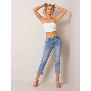 Fashionhunters Beatrice Blue Jeans Velikost: M