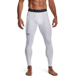 Under Armour Pánské kompresní legíny HG Armour Leggings white XL, Bílá