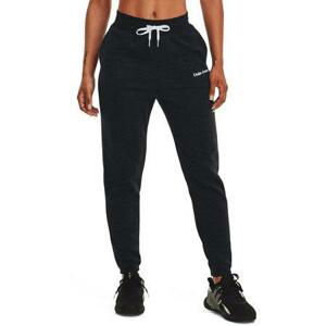 Under Armour Dámské tepláky Essential Script Pant black XS, Černá