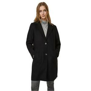 Vero Moda Dámský kabát VMPAULA Regular Fit 10248801 Black Solid S