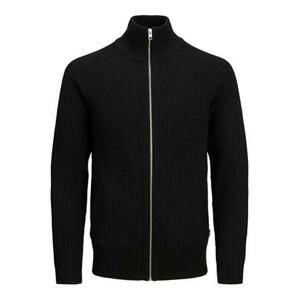 Jack&Jones Pánský svetr JJPANNEL 12220819 Black L