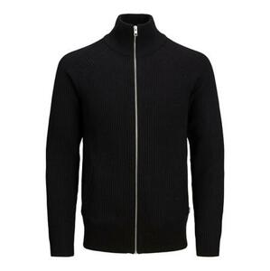 Jack&Jones Pánský svetr JJPANNEL 12220819 Black M