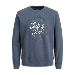 Jack&Jones Pánská mikina JJSTAMP Regular Fit 12211549 Ombre Blue S