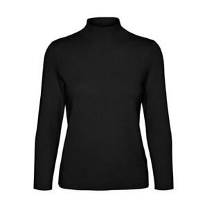 Vero Moda Dámský svetr VMGOLD Slim Fit 10257153 Black L