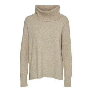 Vero Moda Dámský svetr VMDOFFY Regular Fit 10231324 Sepia Tint MELANGE XS