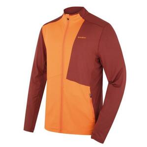 Husky Pánská mikina na zip Tarp zip M deep brick/orange XL