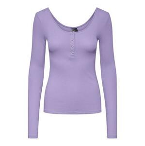 Pieces Dámské triko PCKITTE Slim Fit 17101437 Purple Rose S