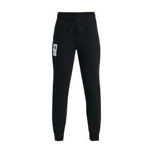 Under Armour Chlapecké tepláky Rival Terry Joggers, Černá, 137, –, 150