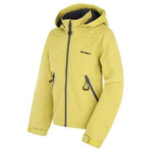 Husky Dětská softshell bunda Salex K lime green 134