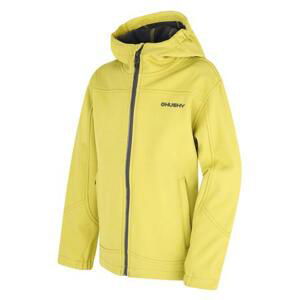 Husky Dětská softshell bunda Simbo K lime green 112-116