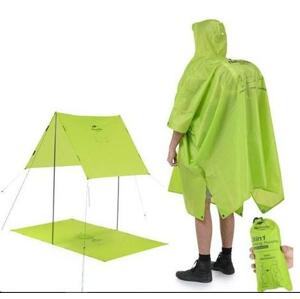 Naturehike 3v1 poncho 20D 200g - zelené