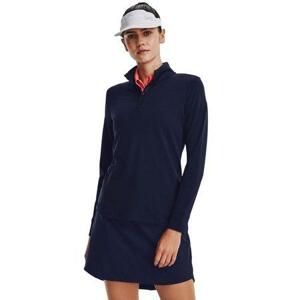 Under Armour Dámské funkční tričko Zinger 1/4 Zip midnight navy XXL, Tmavě, modrá