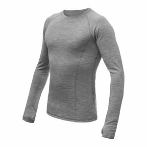 SENSOR MERINO BOLD pánské triko dl.rukáv cool gray Velikost: XXL