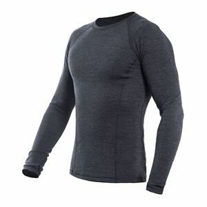 SENSOR MERINO BOLD pánské triko dl.rukáv anthracite gray Velikost: S