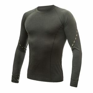 SENSOR MERINO AIR pánské triko dl.rukáv olive green Velikost: XXL