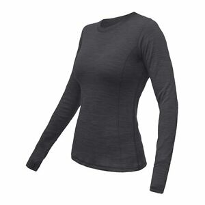 SENSOR MERINO BOLD dámské triko dl.rukáv anthracite gray Velikost: XXL