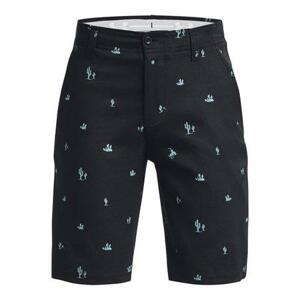 Under Armour Chlapecké kraťasy Boys Golf Printed Short - velikost YL black YS, Černá, 127, –, 137