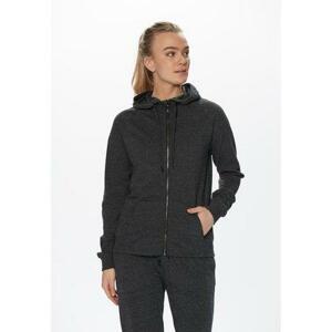 Athlecia Dámská mikina Chestine W Melange Sweat Hoody dark grey melange 42