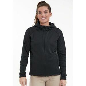 Endurance Dámská mikina Almaty W Power Stretch Full Zip black 40, Černá