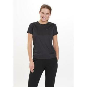 Endurance Dámské sportovní tričko Vista W Performance S/S Tee black 44, Černá