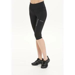 Endurance Dámské běžecké 3/4 legíny Energy W 3/4 Tights black 42, Černá