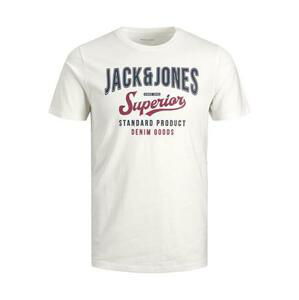 Jack&Jones Pánské triko JJELOGO Regular Fit 12220500 Cloud Dancer L