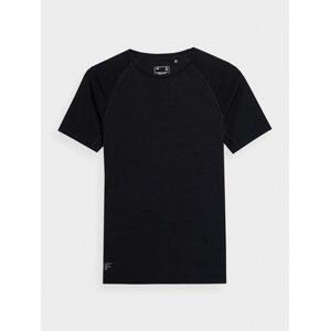 4F Dámské Merino tričko, deep, black, S