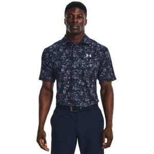 Under Armour Pánské polo tričko Playoff 3.0 Printed Polo midnight navy L, Tmavě, modrá