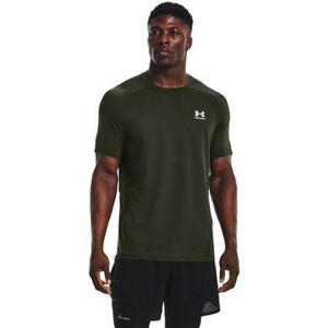 Under Armour Pánské triko HG Armour Fitted SS baroque green M