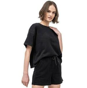 Pieces Dámské triko PCCHILLI Loose Fit 17118870 Black M