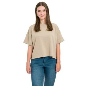 Pieces Dámské triko PCCHILLI Loose Fit 17118870 Silver Mink XS